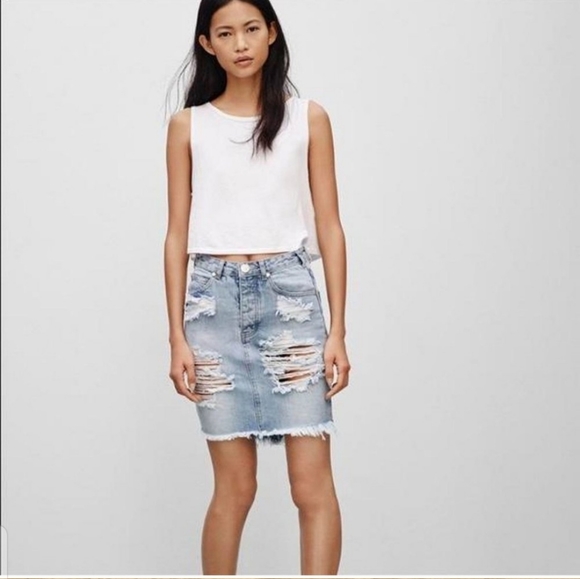 One Teaspoon x 2020 High Waist Skirt - Picture 2 of 9